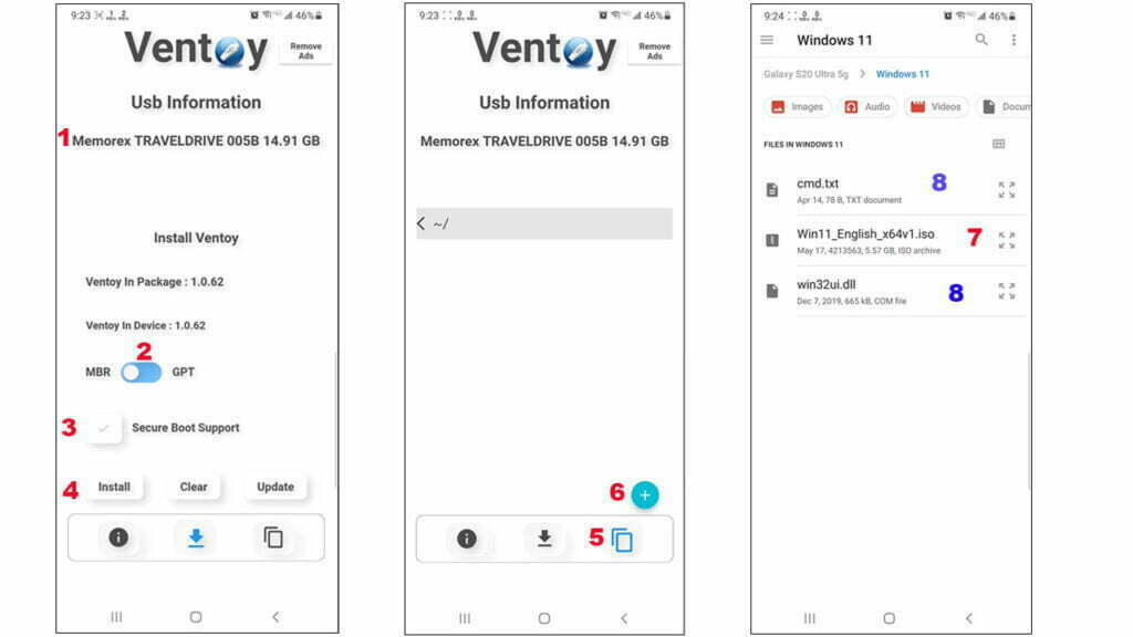 How to use ventoy app to create bootable USB of Windows 11 